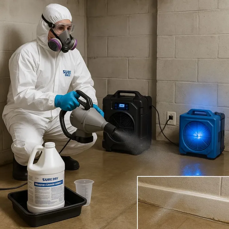 Sanitization and Odor Removal process in Castle Pines, CO