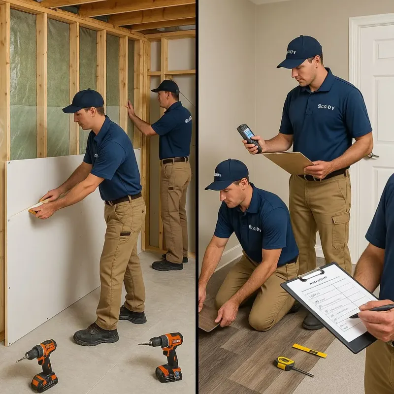 Repairs and Reconstruction process in Castle Pines, CO